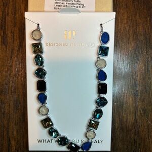 Blueberry Truffle Bomb Party Hematite Necklace